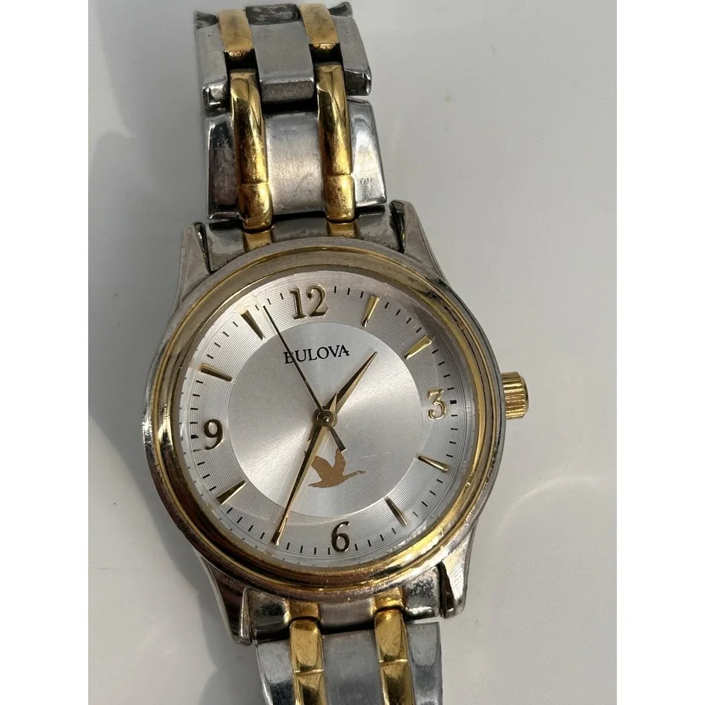 Bulova Two-Tone Silver and Gold Women's Watch